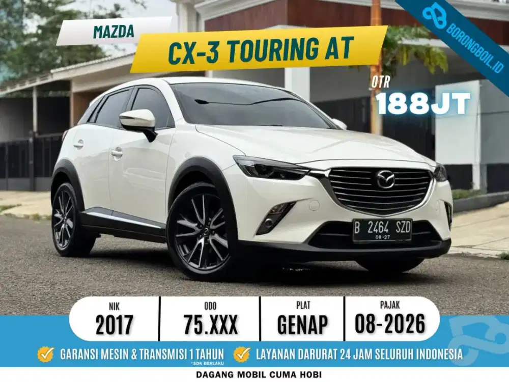 Mazda Cx3 2.0 Touring Matic 2017 Putih