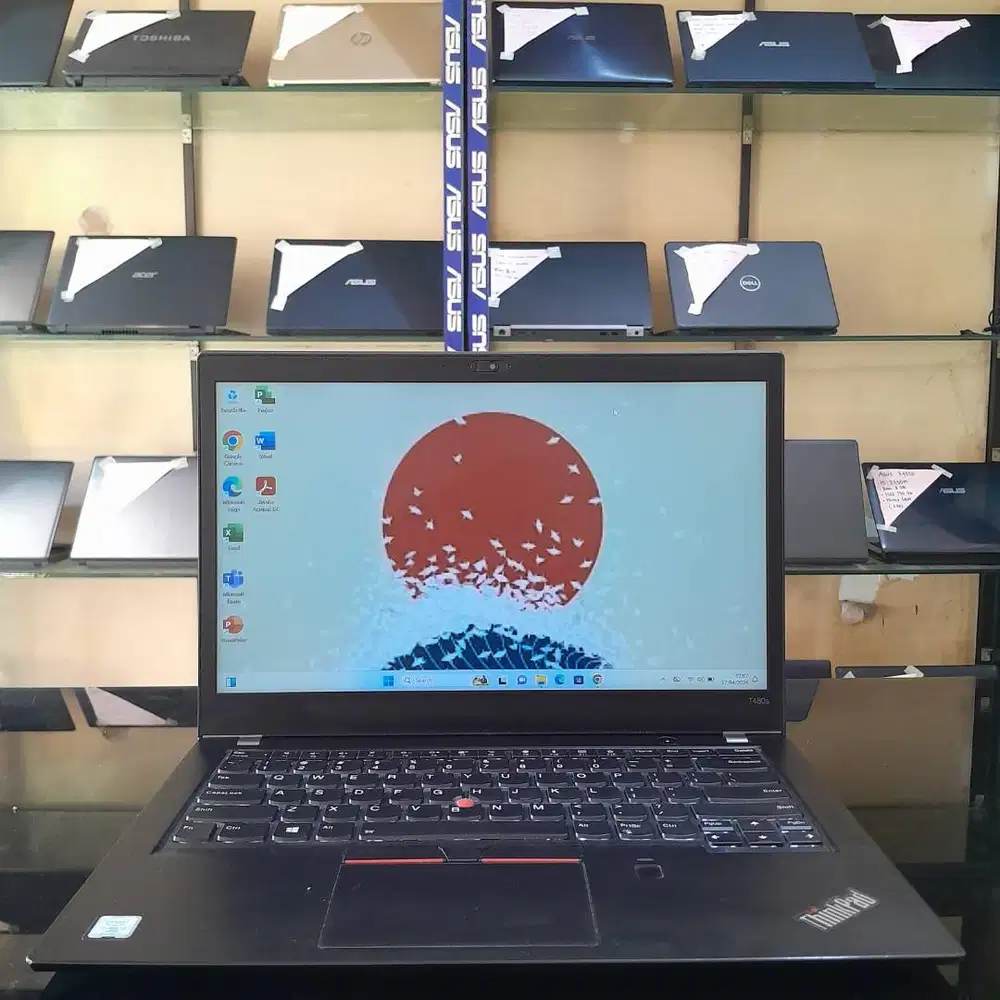 Lenovo thinkpad t480s core i7-8650U Ram 8gb ssd 256gb