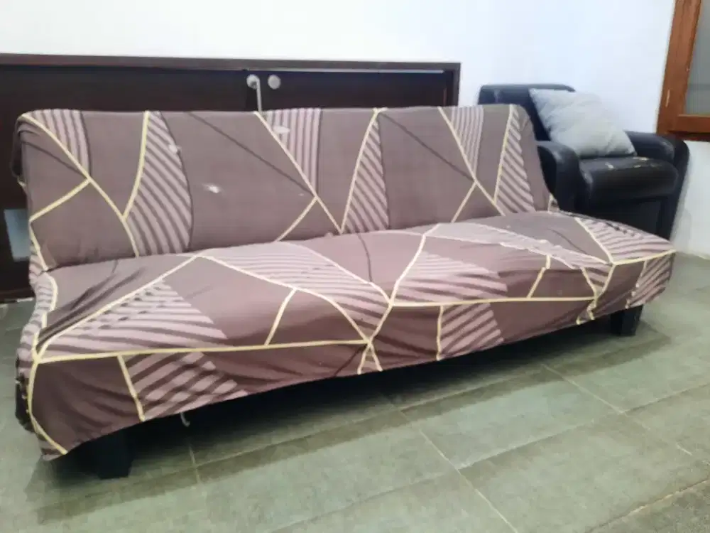 Sofabed Informa Original Ruang Tamu Keluarga Santai Plus Free Cover
