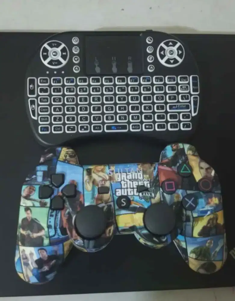 Keyboard mini dan stick games ps3 GTA
