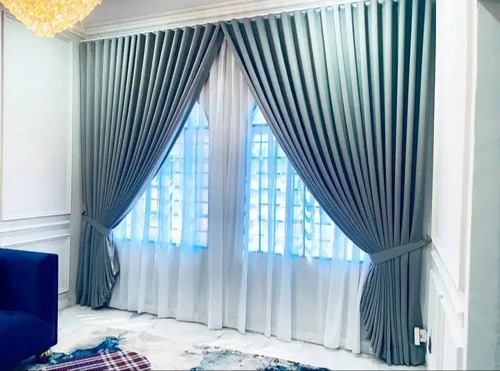 Pusat Tirai Gorden Jendela Gordyn Mewah Hordeng Model Terbaru Murah