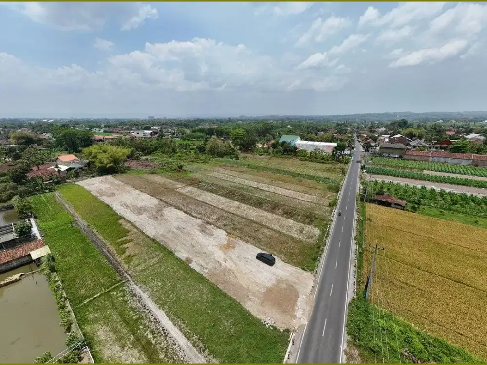 3 Jutaan Tanah Godean, Siap AJB : Dekat Dowa