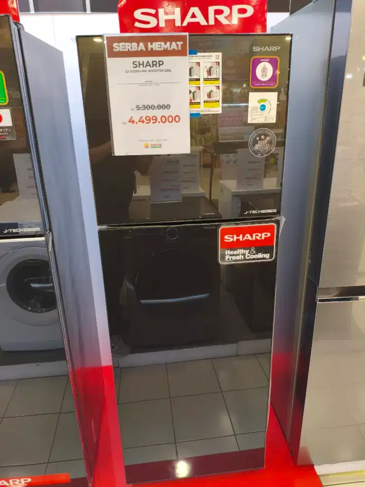 Kulkas SHARP SJ-X326XIMK INVERTER 256L