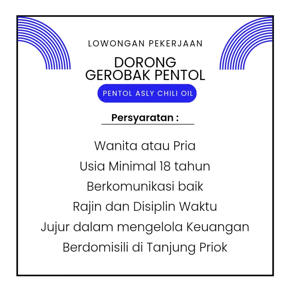 Lowongan Pekerjaan