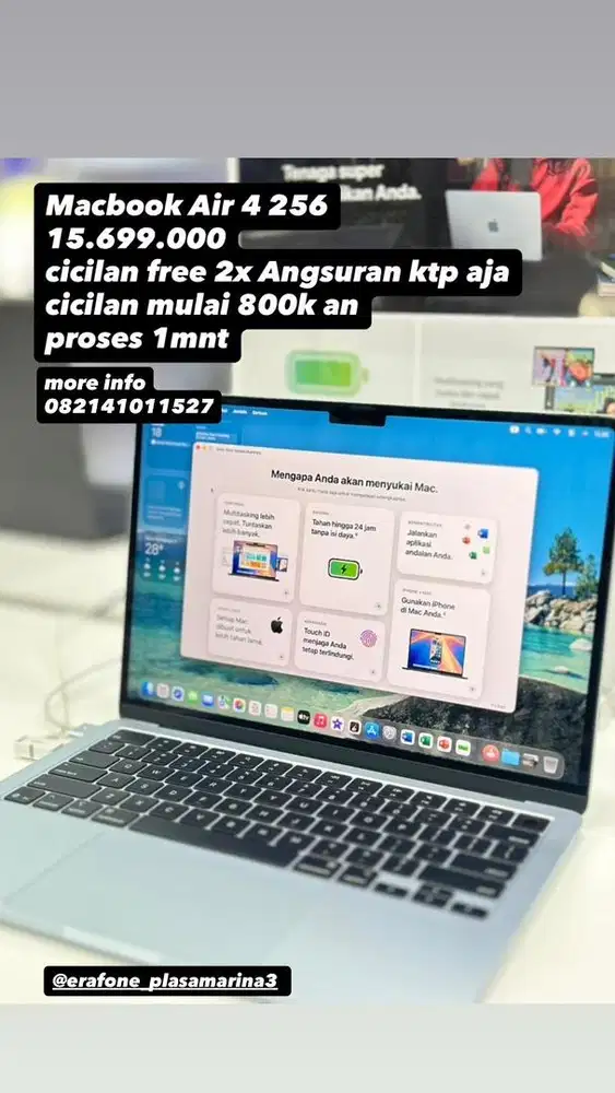 kredit Macbook Air ktp aja