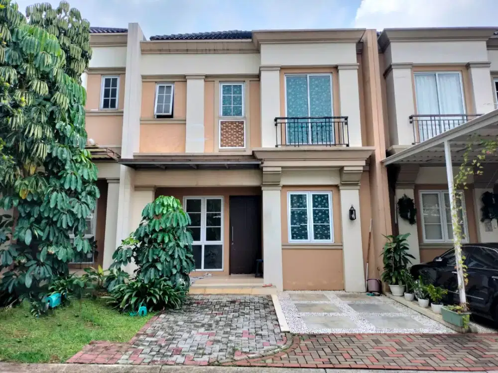 Rumah Cluster Alegria BSD City, hanya 3 menit ke Pasar Modern dan Pintu Tol BSD