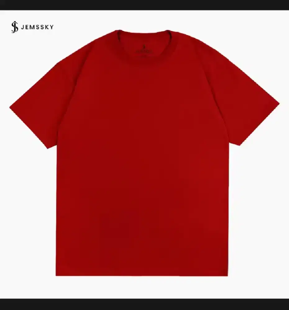 Baju kaos polos cotton combed 30s jemssky