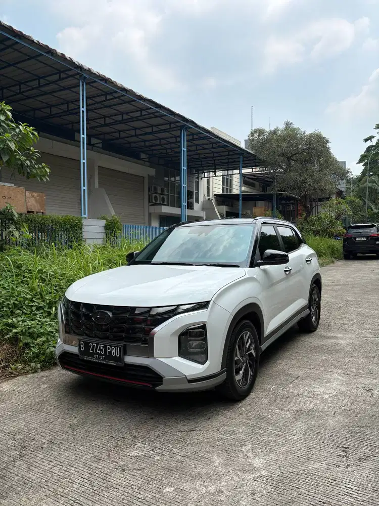 Dijual: Hyundai Creta Prime 2022 1.5 AT Putih  – Tangan Pertama