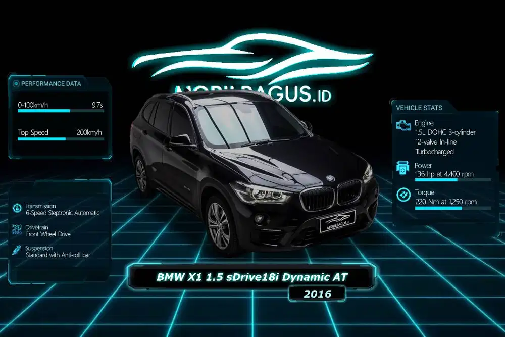 [SUPER LOW KM!!!] X1 1.5 sDrive 18i AT 2016 NoPol Genap