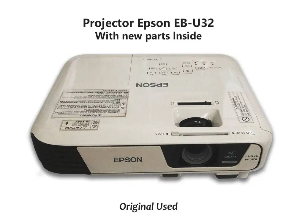 Projector Epson EB-U32 WUXGA/FULL HD 3200 Ansi Lumens HDMI 3LCD teknol