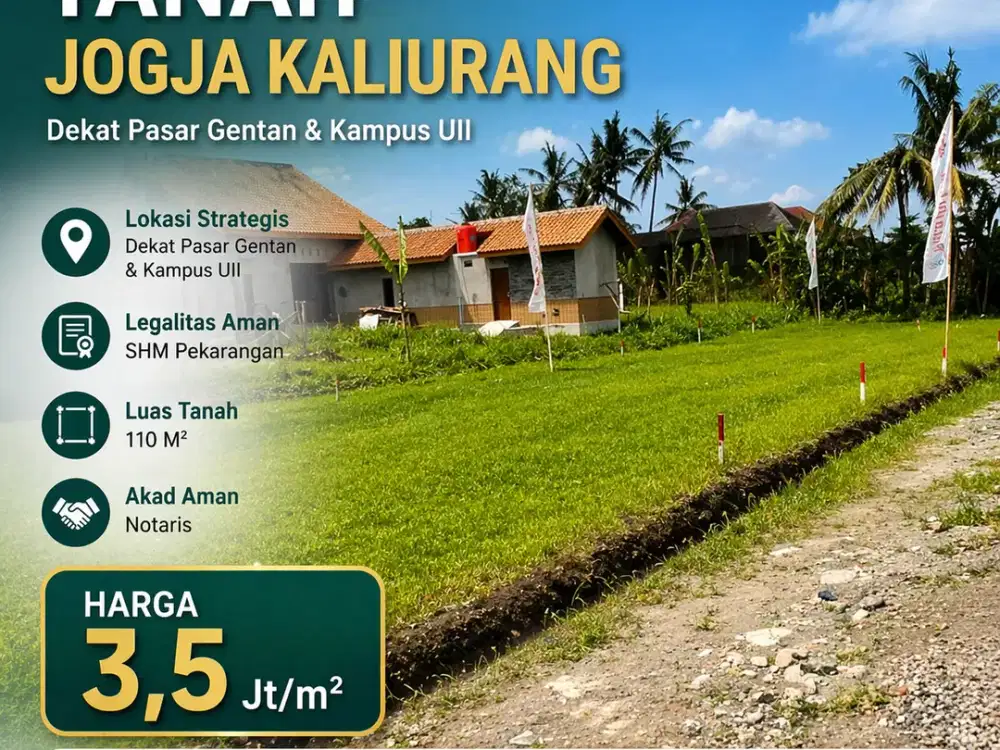 TANAH Kavling PREMIUM hanya Kaliurang Km 10