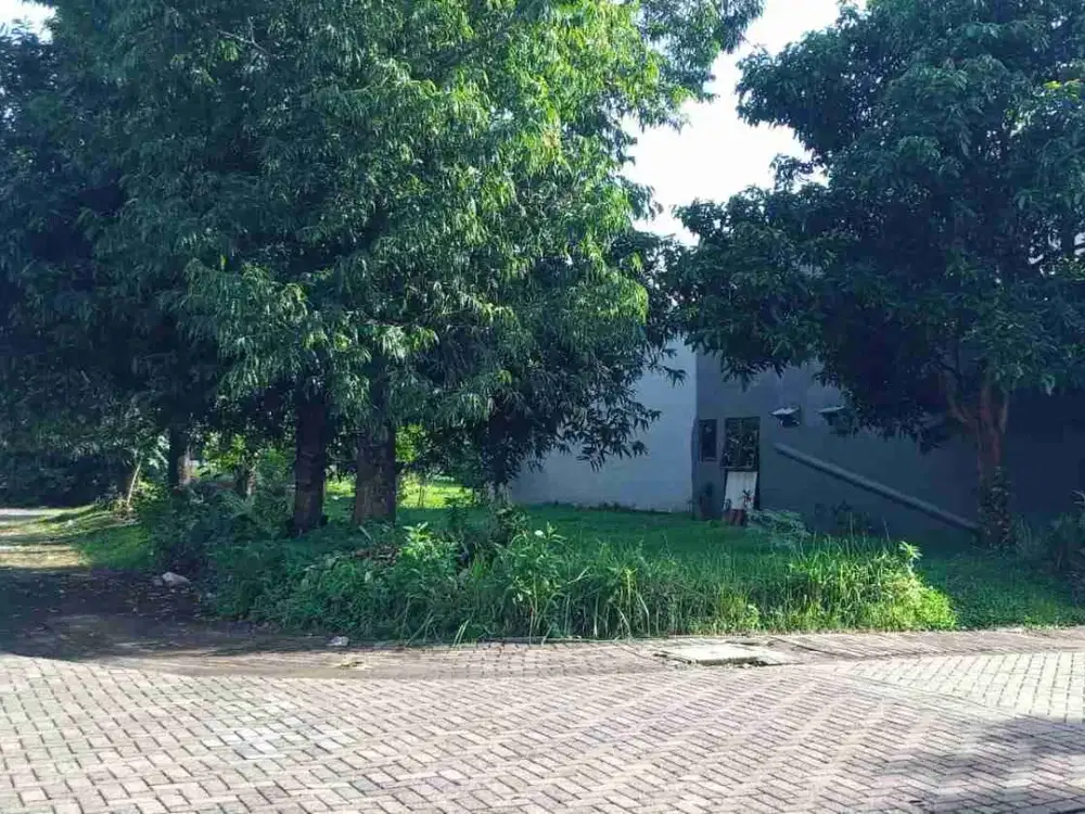 tanah kavling hook cluster terdepan