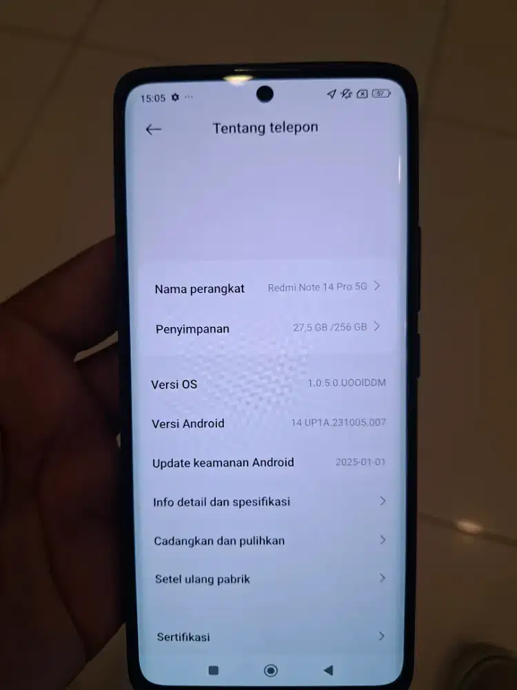 Redmi Note 14 Pro 5G Like New Nego alus