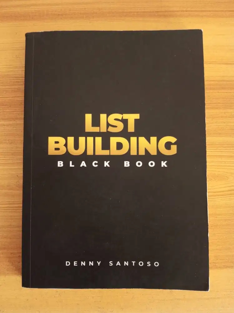 Buku List Building Black Book - Denny Santoso
