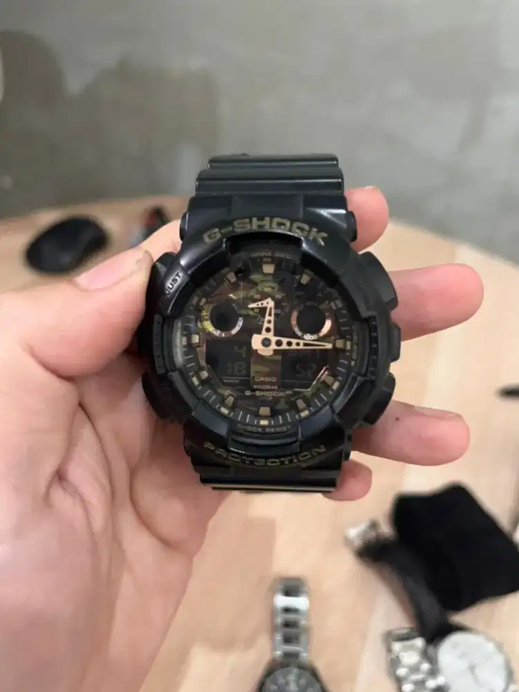Jam tangan G-Shock GA-100-CF Camo