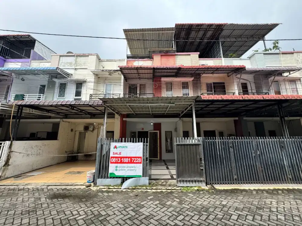 DIJUAL RUMAH DI KOMPLEK CENDRAWASIH TOWN HOUSE JALAN CENDRAWASIH MEDAN