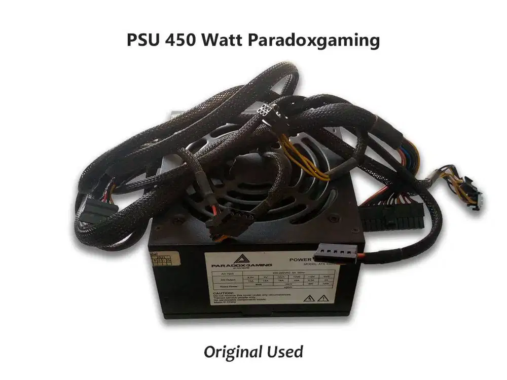 PSU 450 Watt Paradoxgaming