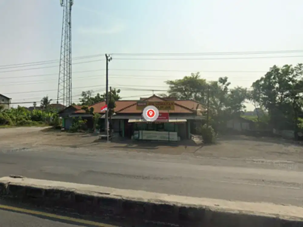 Tanah Bonus Bangunan Cocok Untuk Usaha Lokasi Jl Raya Pantura Brebes - Jawa Tengah