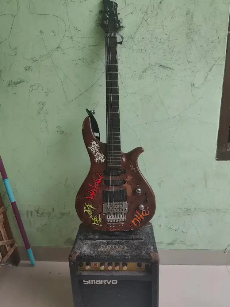 Gitar listrik + akustik