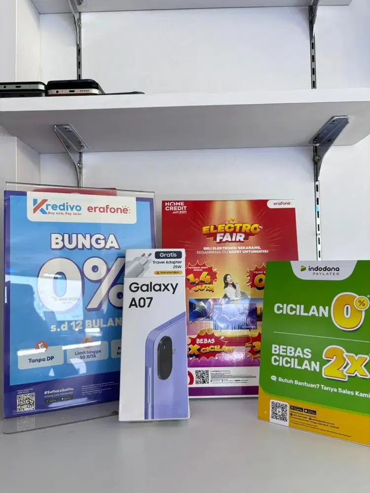 PROMO WEEKEND SAMSUNG A07 4/64GB FREE ADAPTER || BISA KREDIT