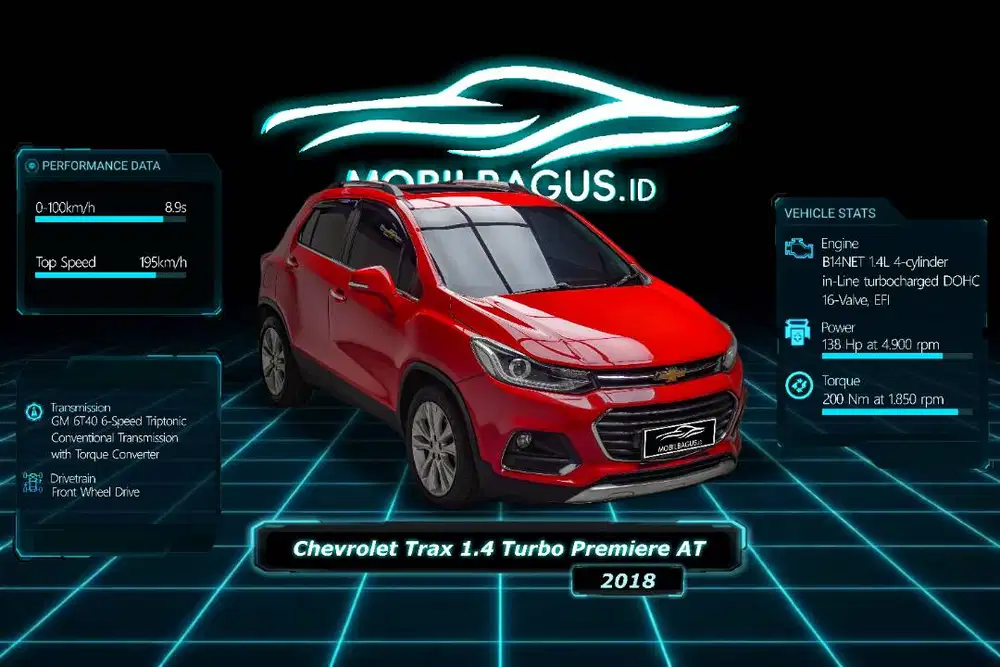 [SUPER LOW KM!!!] Chevrolet Trax 1.4 Turbo Premier Metik 2018 Genap
