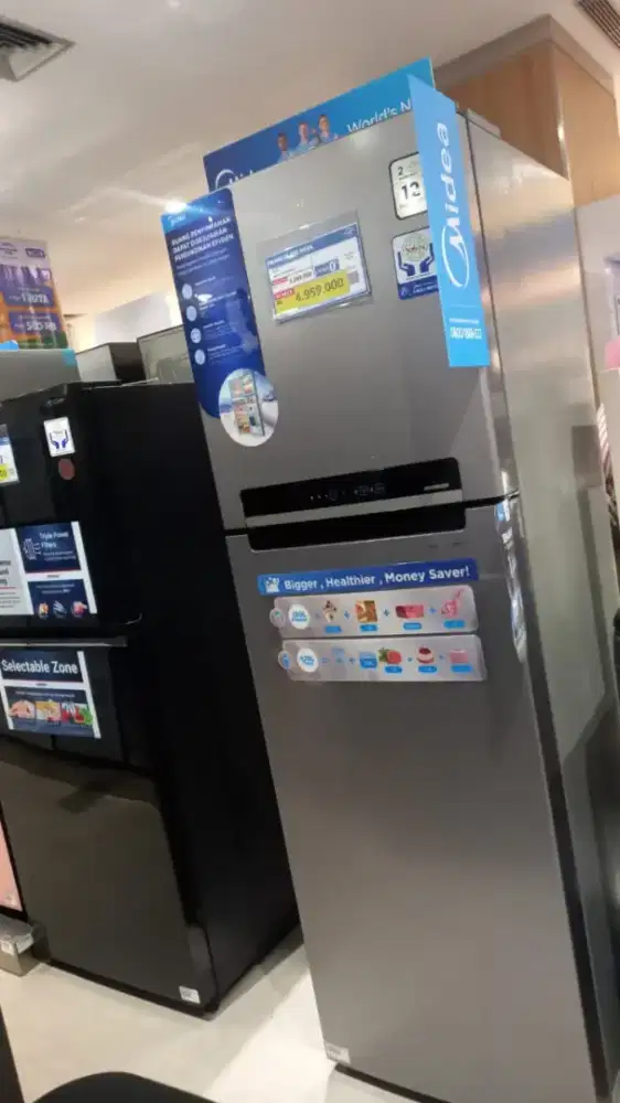 MIDEA REFRIGERATOR 2 DOOR 425 LITER