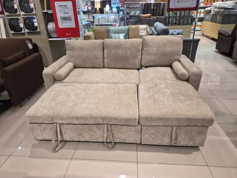 Markus Sofa Sleeper Corner Beige