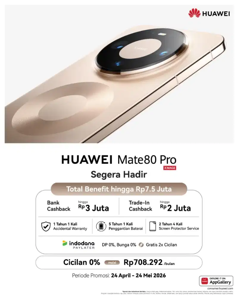 READY STOCK HUAWEI MATE 80 PRO