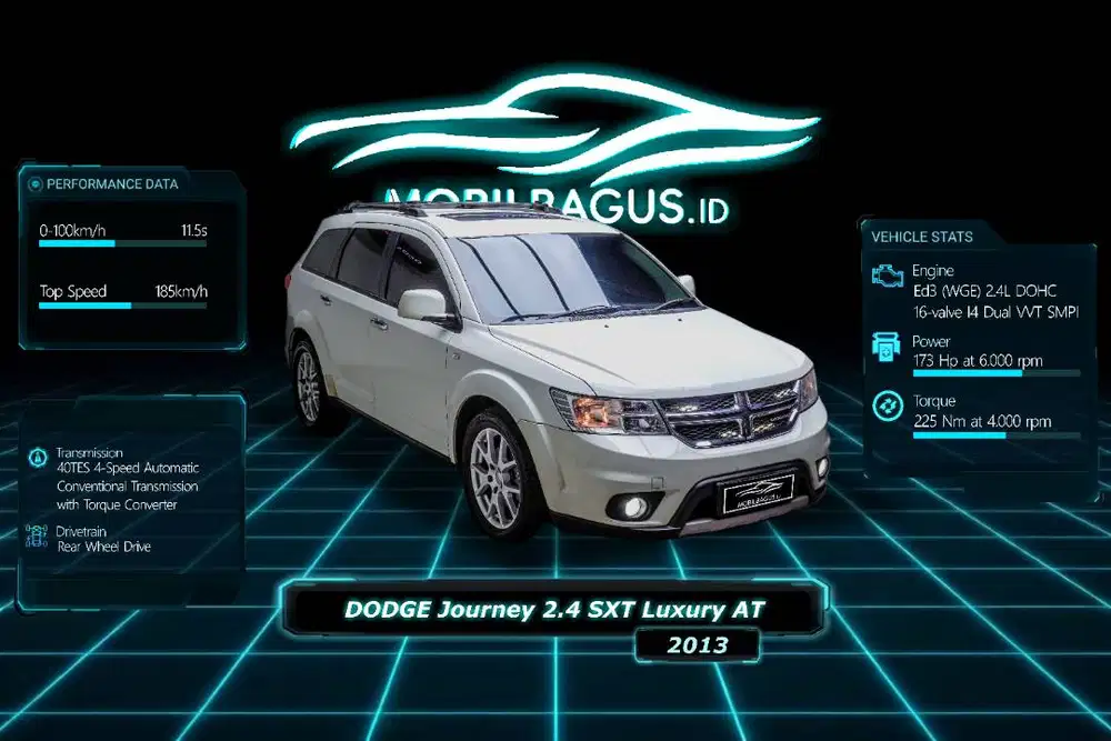 [LOW KM!!!] Dodge Journey 2.4 SXT Luxury Metik 2013 NoPol Ganjil