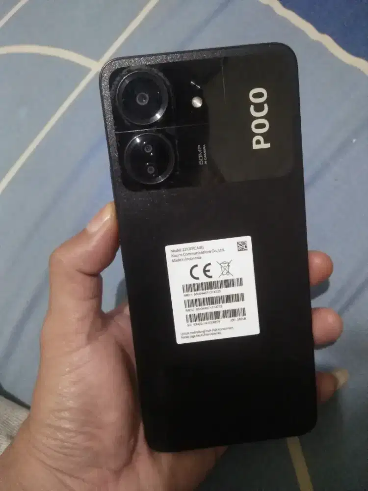 Poco C65 8/265 hitam Fullset