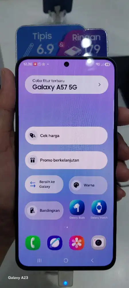 Samsung A57 5G Promo 0% & Free 1-2x cicilan