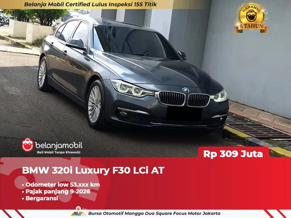 [ LOW KM ] BMW 320i 320 i Luxury F30 LCi AT 2018 2019