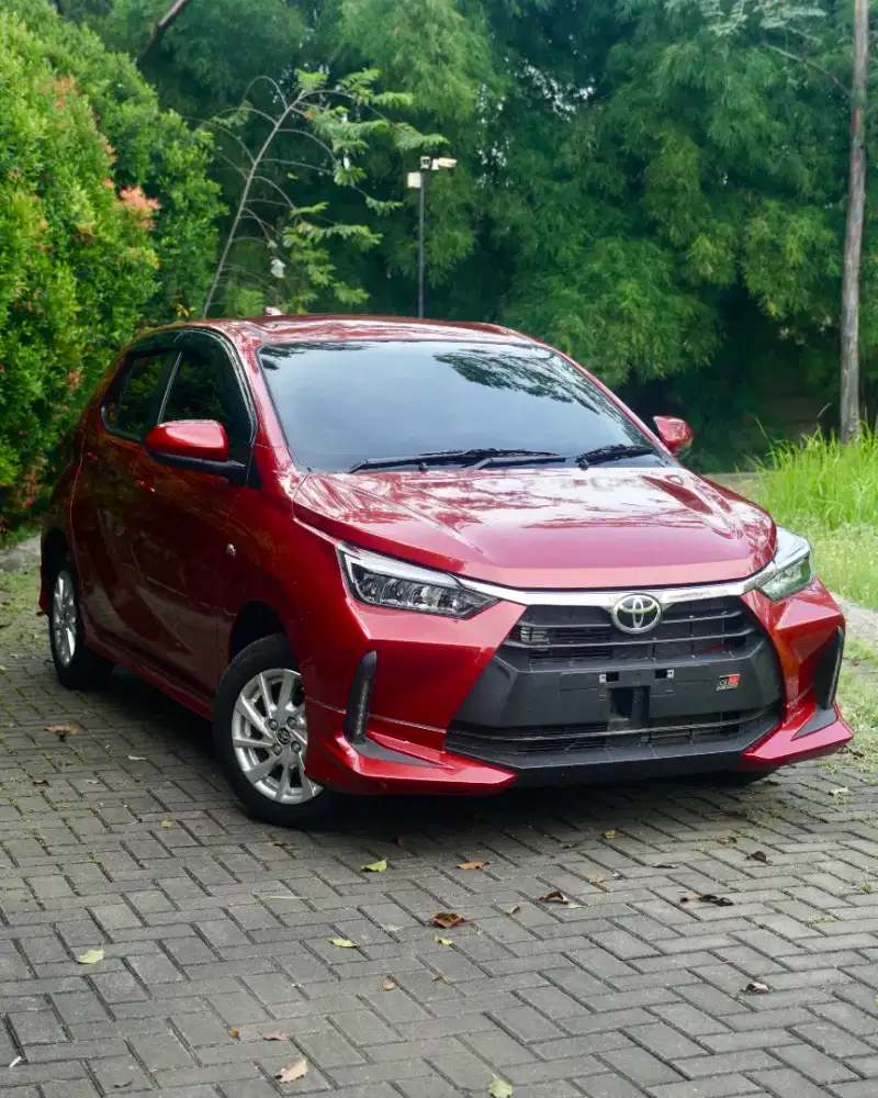 Odo 4000 perak Toyota Agya Stylix 1.2 G Matic 2025 merah Istimewa