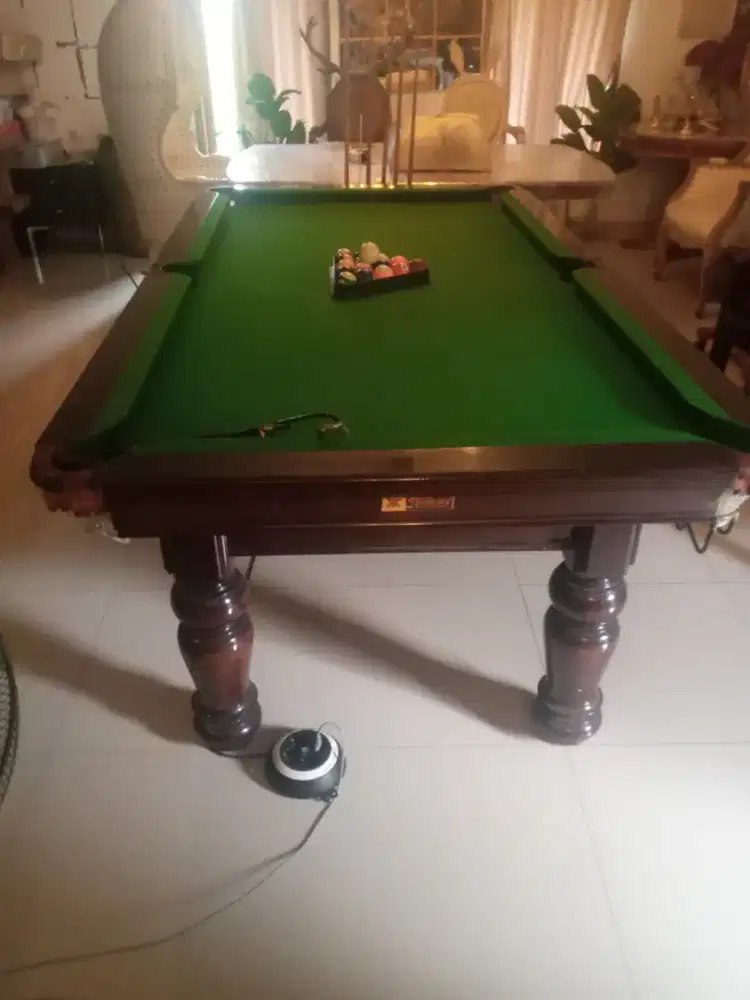 Meja Billiard 7 feet..Stick + holder
