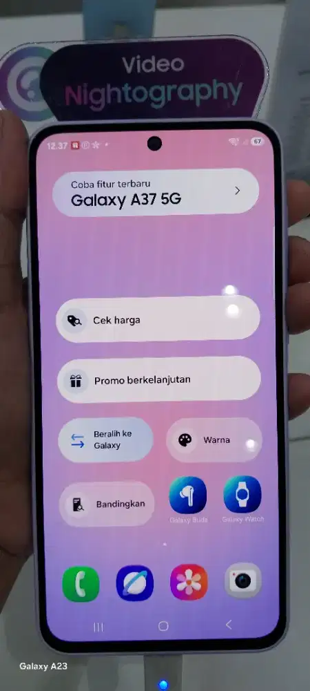 Samsung A37 5G Promo 0% & Free 1-2x cicilan