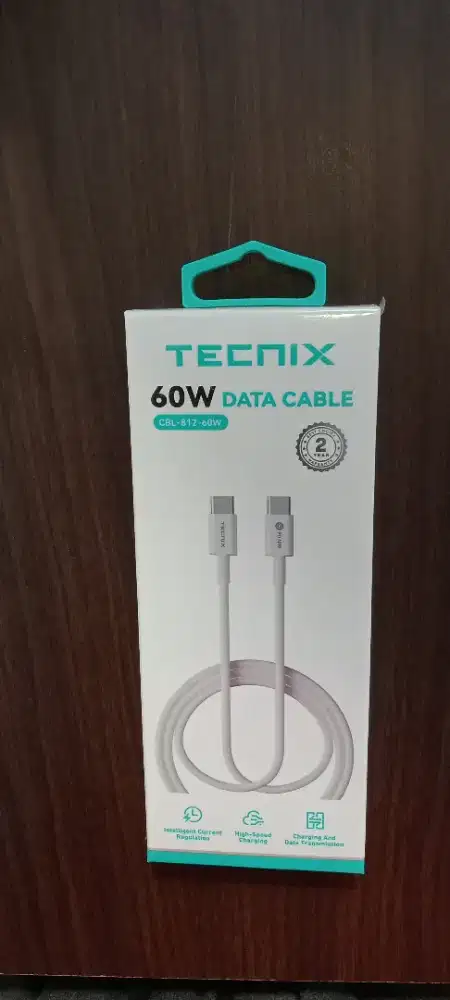 Tecnix CBL-812 Kabel Data Charger USB Type C to C