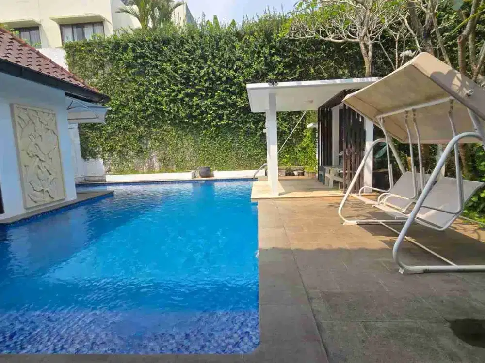 Heliconia De Park BSD | Rumah Mewah Resort Style Bali dengan Kolam Renang & Basement