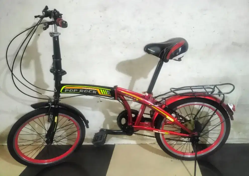 Sepeda lipat ukuran 20 kondisi normal