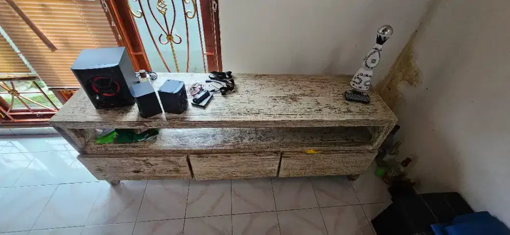 Meja serbaguna, meja tv jati