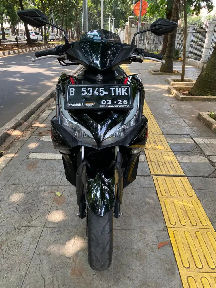 DIJUAL CEPAT NEW YAMAHA AEROX CONNECTED THN 2021 PJK OFF 2X SIAP PAKAI
