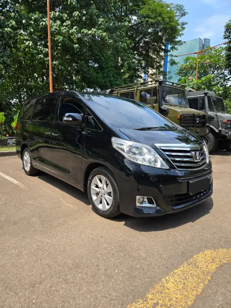 Toyota Alphard 2012 G Atpm Pilot Seat Facelift Dp Murah