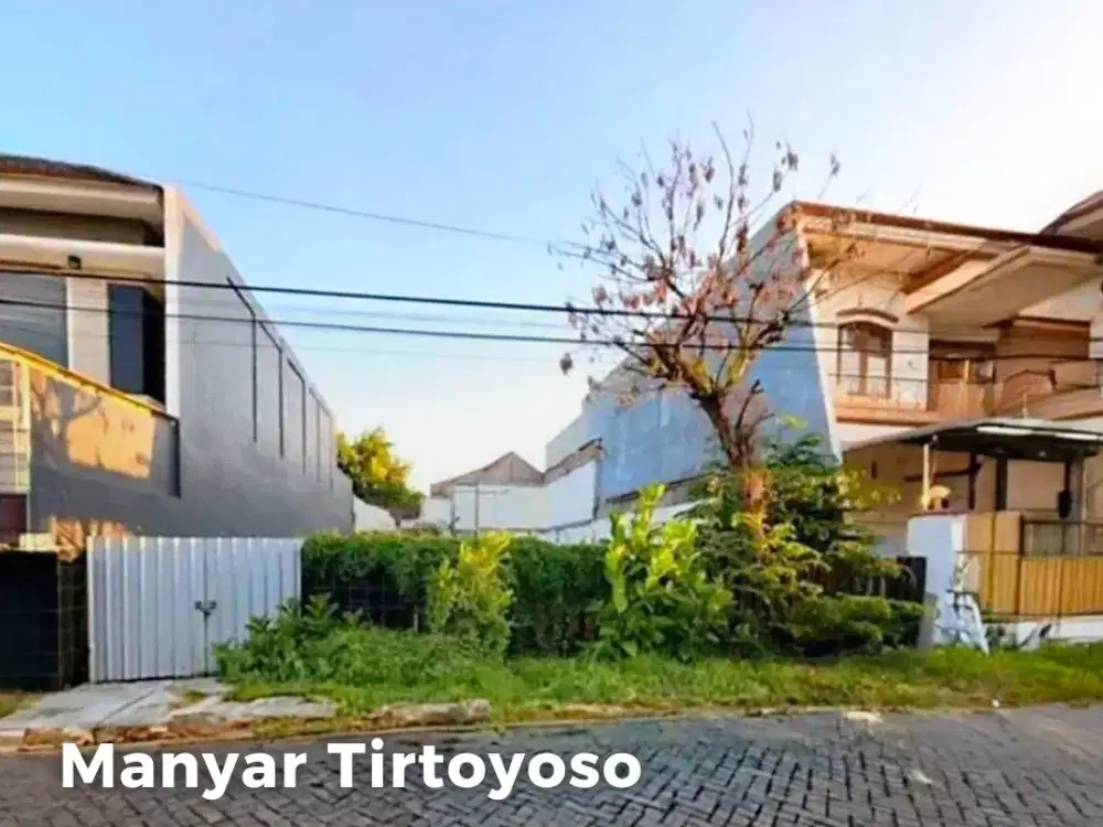 Kavling tanah manyar tirtoyoso ROW 3 mobil