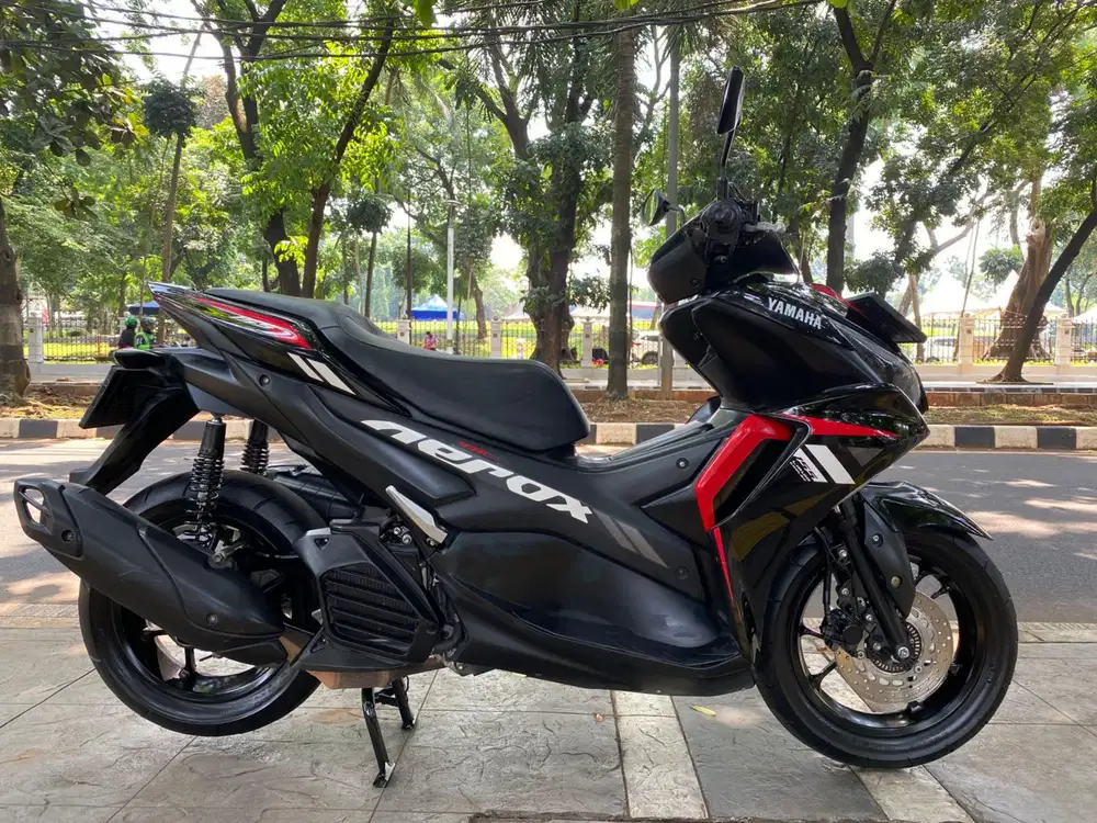 DIJUAL CASH CEPAT NEW YAMAHA AEROX CONNECTED THN 2021 PJK OFF 2X