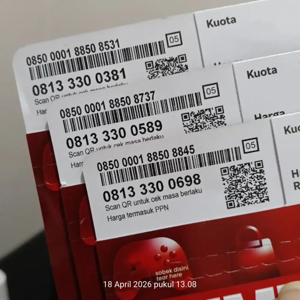 Nomor Cantik Telkomsel 11digit 3300 698