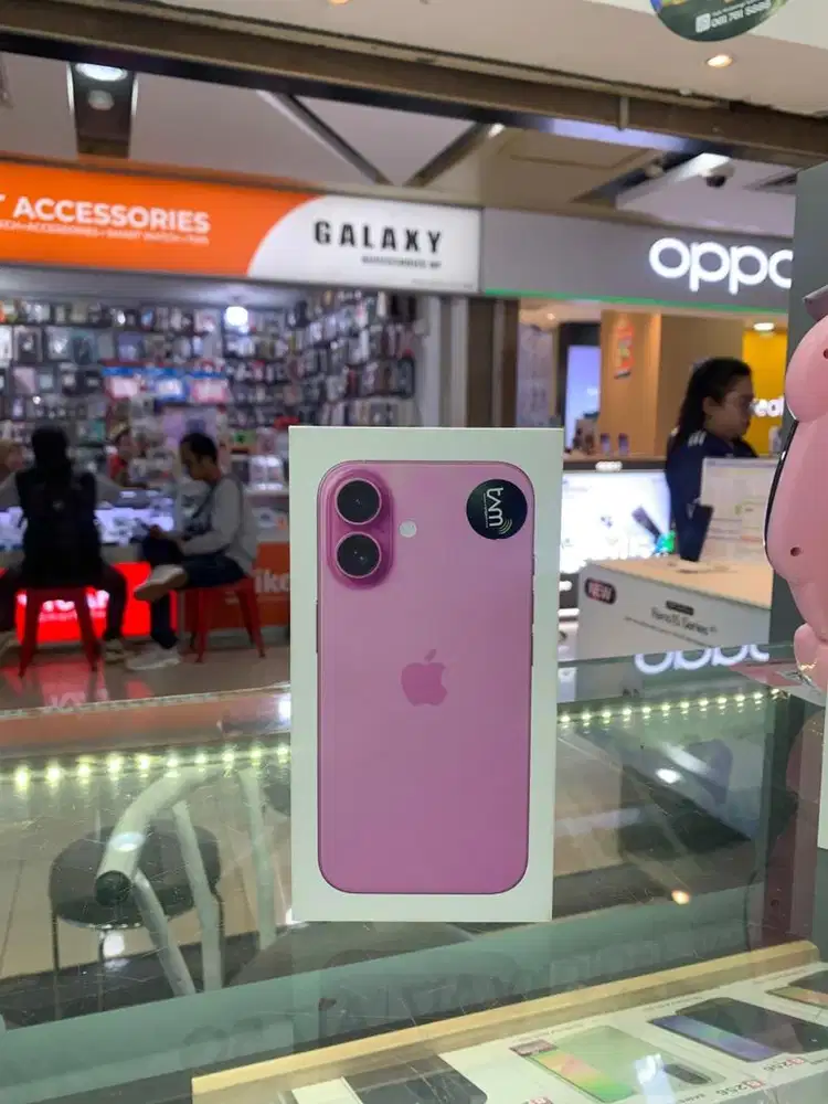 IPHONE 16 BASIC READY BARU 128GB PINK