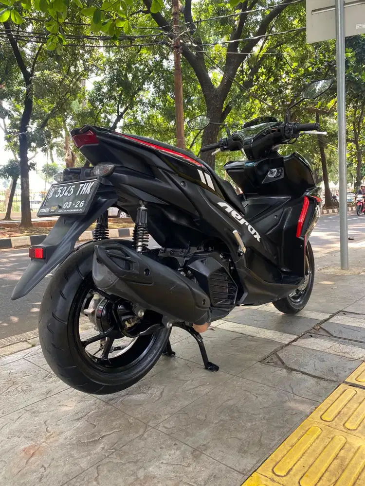 DIJUAL CASH CEPAT NEW YAMAHA AEROX CONNECTED THN 2021 PJK OFF 2X