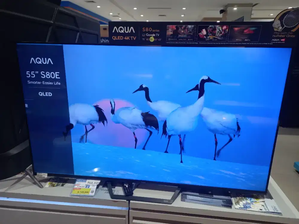 AQUA QLED UHD 4K HDR GOOGLE TV 55