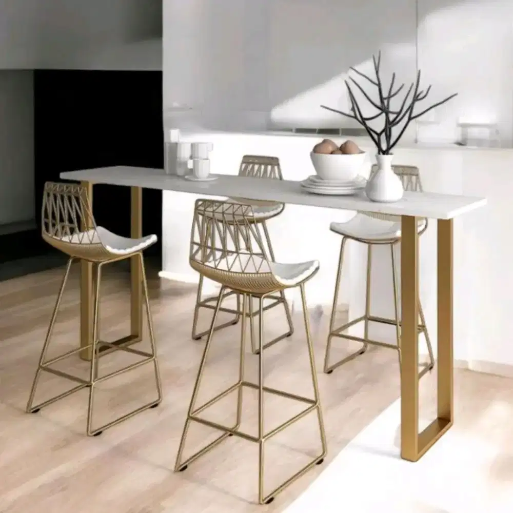 Meja Bar Minimalis / Meja Makan Industrial / Meja Console