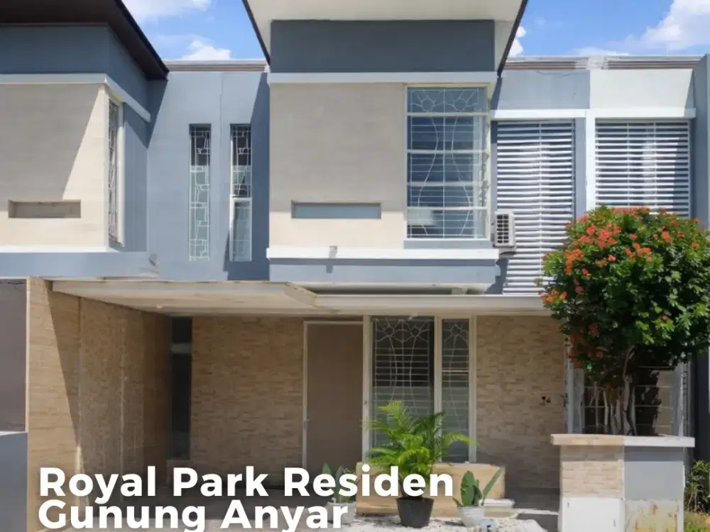 Rumah Royal Park Residen Gunung Anyar Siap Huni Row Lebar