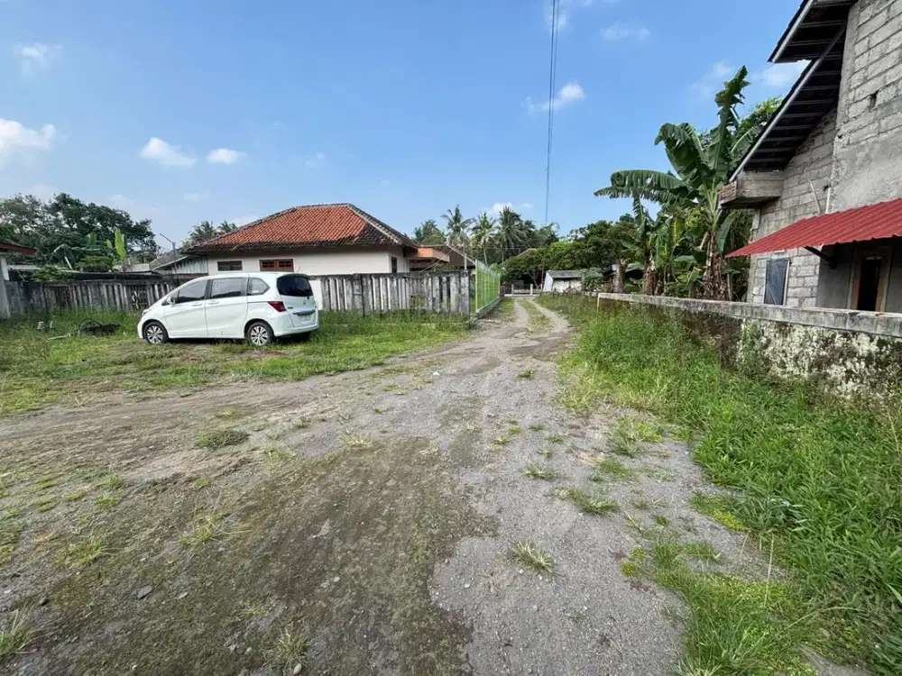 Tanah Area Tempel Jogja 3 Menit Jalan Magelang